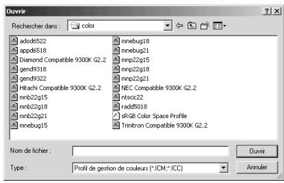 KONICA MINOLTA DIMAGE VIEWER VER2.1 - Correspondance des couleurs - préférences couleurs - 2