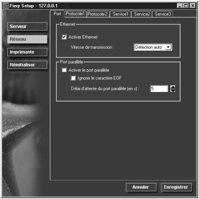 KONICA MINOLTA FIERY X3E FOR CF2001/CF1501 (VER.2.0) - POUR CONFIGURER LES PORTS DU RÉSEAU - 1
