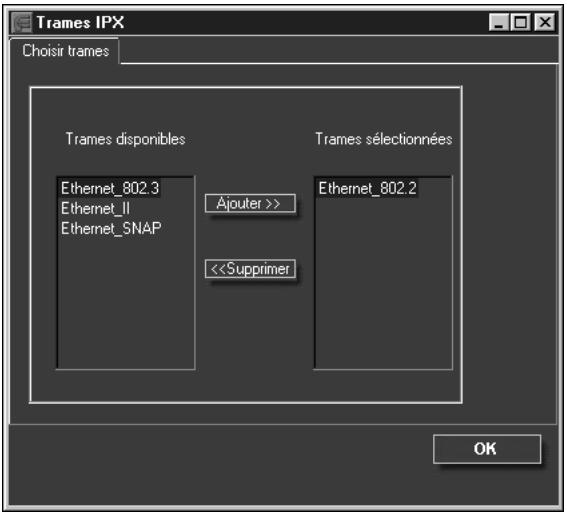 KONICA MINOLTA FIERY X3E FOR CF2001P - Configuration du protocole (trames IPX) - 1