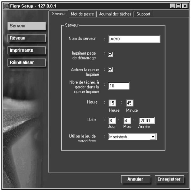 KONICA MINOLTA FIERY X3E FOR CF2001P - Configuration du serveur - 1