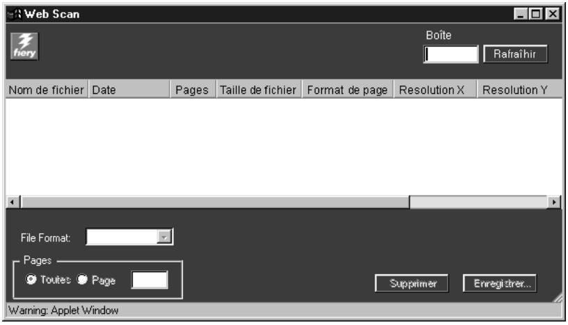 KONICA MINOLTA FIERY Z5 FOR CF2001 - DéCHARGEMENT D'IMAGES NUMÉRISÉES AVEC LE WEBTOOL WEBSCAN : - 1