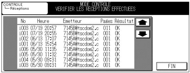 CONTROLE Réceptions MODE CONTROLE VERIFIER LES RECEPTIONS EFFECTUES No Heure Emetteur Pages Résultat i003 07/19 20:57 7145B@tscdom2.c 011 OK i001 07/19 20:55 7145B@tscdom2.c 001 OK i002 06/13 17:07 7145A@tscdom2.c 001 OK i001 06/13 15:54 7145A@tscdom2.c 001 OK i006 05/30 11:35 7145A@tscdom2.c 001 OK i005 05/30 11:32 7145A@tscdom2.c 001 OK i004 05/30 09:31 7145A@tscdom2.c 001 OK i003 05/30 09:31 7145A@tscdom2.c 001 OK FIN
