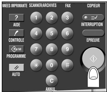NNEES IMPRIMANTE SCANNER/ARCHIVES FAX COPIEUR AIDE 1 2 3 INTERRUPTION CONTROL 4 5 6 EPREUVE M 7 8 9 PROGRAMME * 0 # AUTO C ANNUL.