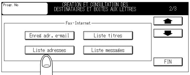 KONICA MINOLTA FK 103 - Suppression d'une adresse de courrier électronique - 2