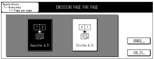 KONICA MINOLTA FK 103 - Appuyez sur Gauche à D ou sur Droite à G en fonction du document original. - 1