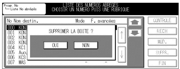 KONICA MINOLTA FK 103 - Appuyez sur OUI. - 1