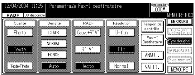 KONICA MINOLTA FK 103 - Réglage des conditions d'émission - 1
