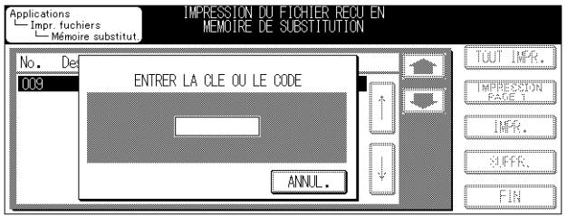KONICA MINOLTA FK 103 - Impression d'un document conservé en mémoire - 1