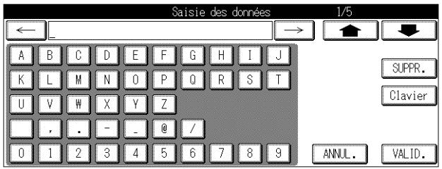 KONICA MINOLTA FK 103 - Comment spécifique les adresses - (suite) - 1