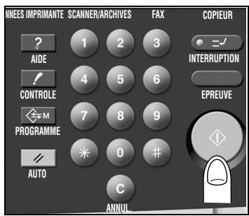 KONICA MINOLTA FK 103 - Appuyez sur [DéPART]. - 1