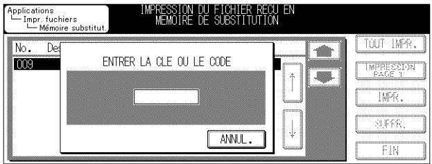 KONICA MINOLTA FK 103 - Suppression d'un document conservé en mémoire - 1