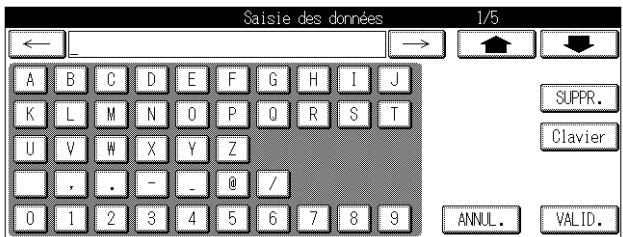 KONICA MINOLTA FK 103 - Pour saisir le titre manuellement : - 1
