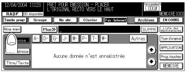 KONICA MINOLTA FK 103 - Appuyez sur Fax-Internet, puis sur Récup. msges sur l'écran affché. - 1