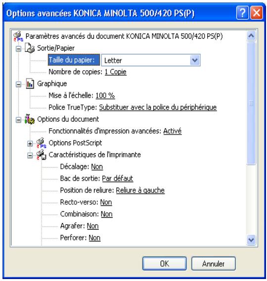 KONICA MINOLTA IC 204 PH2 CONTROLLER - Spécifier les paramètres - 1