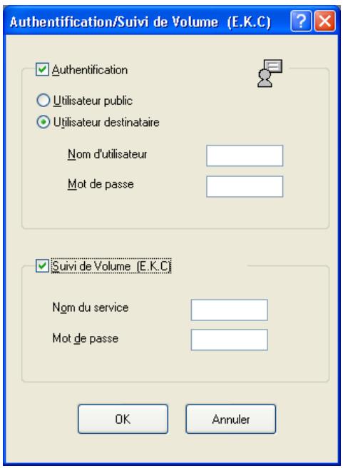 KONICA MINOLTA IC 204 PH2 CONTROLLER - Spécifier les paramètres d'authentication - 1