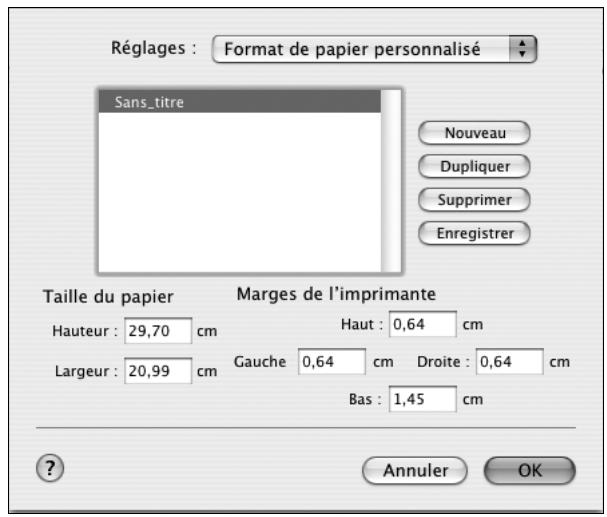 KONICA MINOLTA IC 204 PH2 CONTROLLER - Format de papier personnalisé (en cas de Mac OS 10.2x/10.3x) - 1