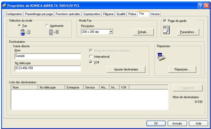 KONICA MINOLTA IC 204 PH2 CONTROLLER - Envoyer un fax - 3