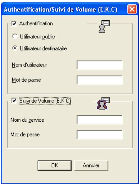 KONICA MINOLTA IC 204 PH2 CONTROLLER - Spécifier les paramètres d'authentication - 1