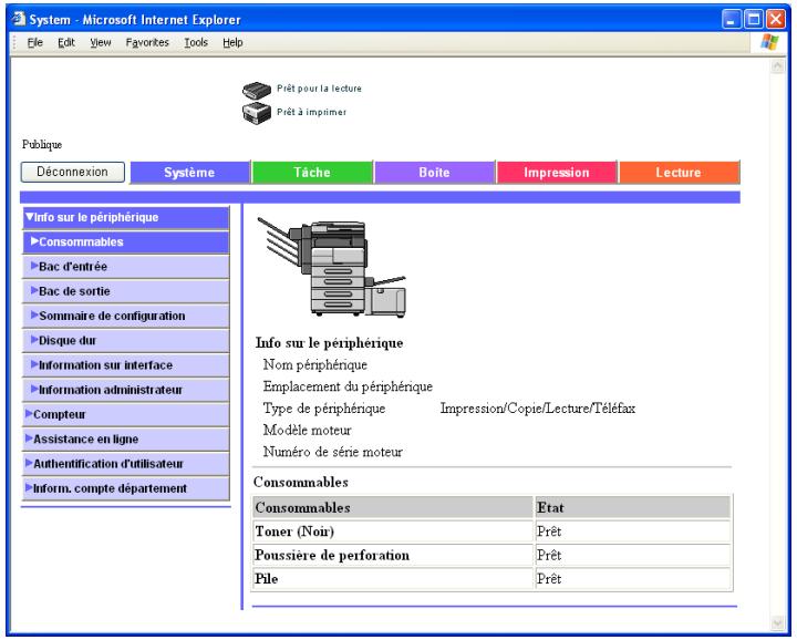 KONICA MINOLTA IC 204 PH2 CONTROLLER - Cliquez sur la touche [Connexion]. - 1