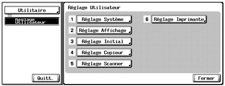 KONICA MINOLTA IC 204 PH2 CONTROLLER - Paramètres d'impression en mode Utilitaires - 3