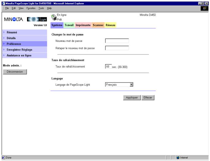 KONICA MINOLTA PSLOR PI5501 - Préférence - 1