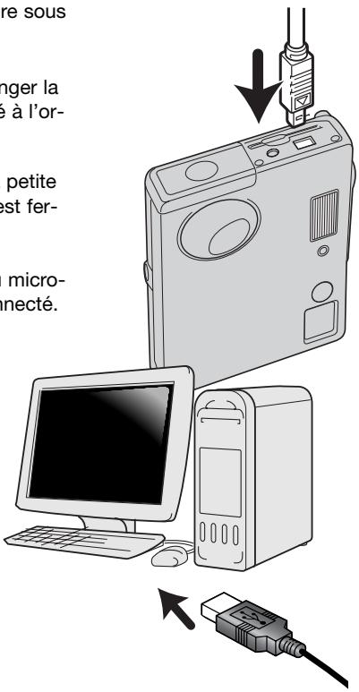 KONICA MINOLTA DIMAGE X21 - CONNEXION DE L'APPAREIL À UN MICRO-ORDINATEUR - 2