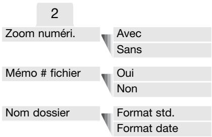 KONICA MINOLTA DIMAGE X21 - NAVIGATION DU MENU MODE ENREGISTREMENT - FONCTIONS AVANCÉES - 10