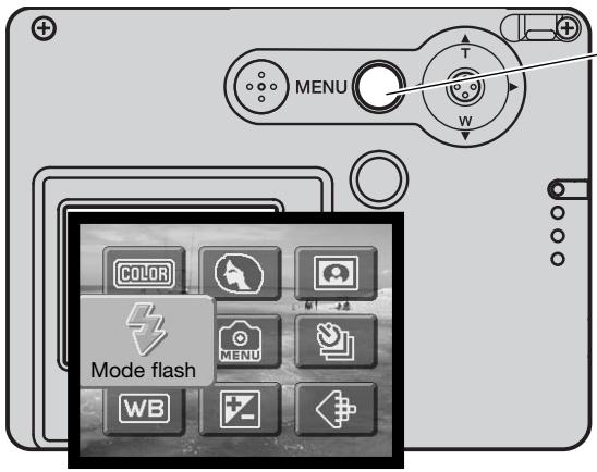 KONICA MINOLTA DIMAGE X21 - NAVIGATION DU MENU PRINCIPAL - MODE ENREGISTREMENT - 2