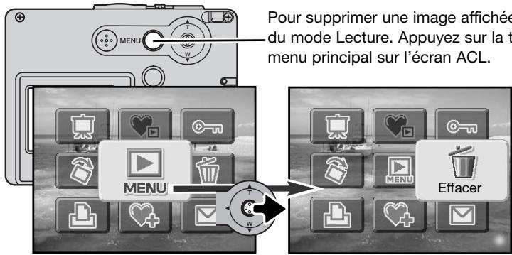 KONICA MINOLTA DIMAGE X21 - EFFACEMENT D'UNE IMAGE INDIVIDUELLE - 1