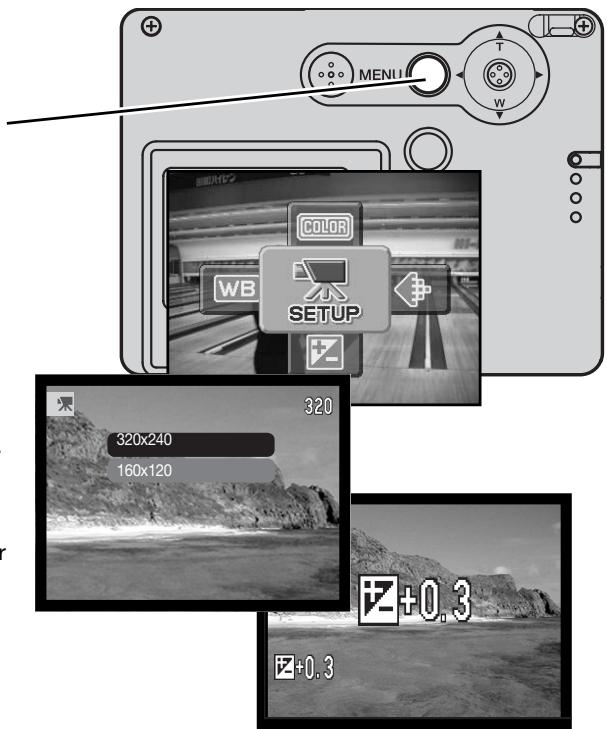 KONICA MINOLTA DIMAGE X21 - NAVIGATION DU MENU PRINCIPAL - MODE VIDÉO - 6