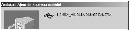KONICA MINOLTA DIMAGE X31 - Installation manuelle - 6
