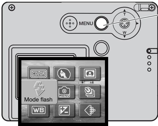 KONICA MINOLTA DIMAGE X31 - NAVIGATION DU MENU PRINCIPAL - MODE ENREGISTREMENT - 2