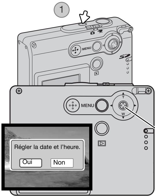 KONICA MINOLTA DIMAGE X31 - RéGLAGE DE LA DATE ET DE L'HEURE - 1