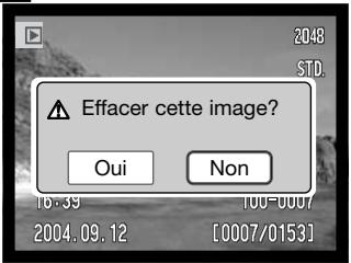 KONICA MINOLTA DIMAGE X31 - EFFACEMENT D'UNE IMAGE INDIVIDUELLE - 6