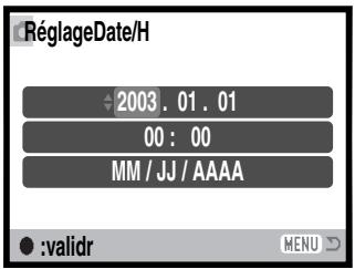 KONICA MINOLTA DIMAGE Z1 - Réglage de la date et de l'heure - 10