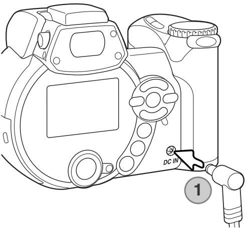 KONICA MINOLTA DIMAGE Z1 - Toujours mettre l'appareil hors tension avant de changer de mode d'alimentation. - 1
