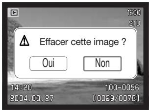 KONICA MINOLTA DIMAGE Z10 - Suppression d'une image individuelle - 4