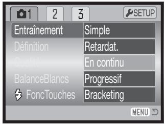 KONICA MINOLTA DIMAGE Z10 - Modes d'entrainment en continu - 1