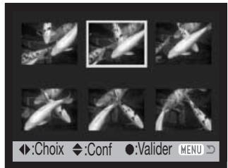 KONICA MINOLTA DIMAGE Z10 - Écran de sélection des vues - 1