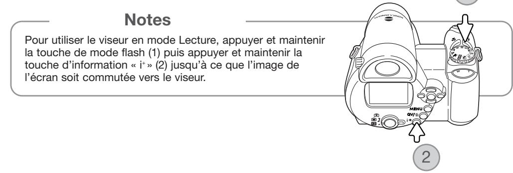 KONICA MINOLTA DIMAGE Z10 - Mise sous tension de l'appareil et affichages - 6
