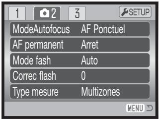 KONICA MINOLTA DIMAGE Z2 - Types de mesure - 2