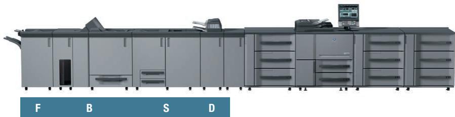 KONICA MINOLTA BUSINESS HUB PRO 1200P - Système DSBF - 1