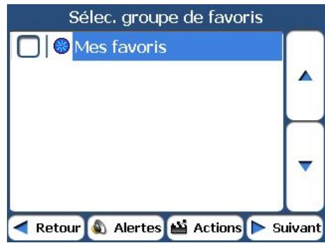 TAKARA NAVIGATION TK 6.1 - Alertes de favoris - 3