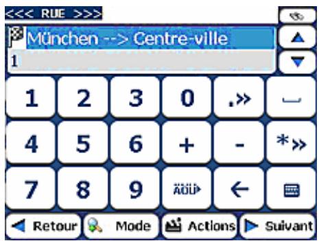 TAKARA NAVIGATION TK 6.1 - Saisie d'une adresse - 4