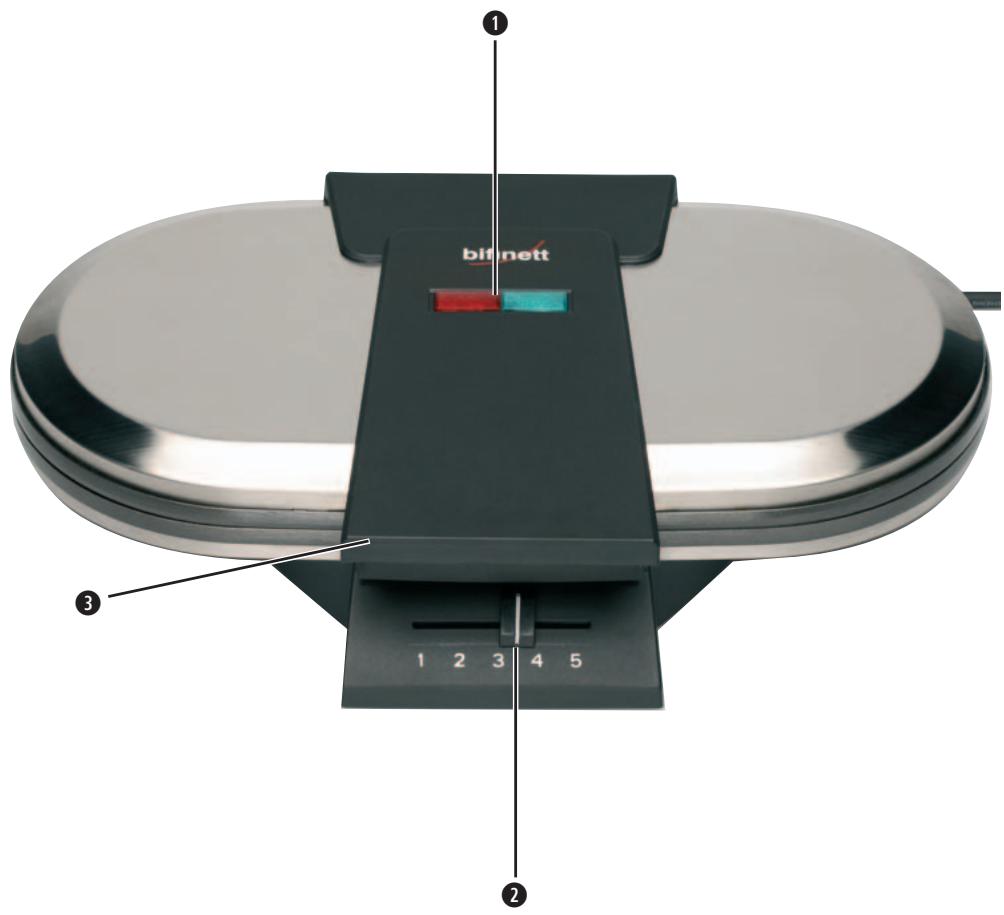 BIFINETT KH 1180 DOUBLE WAFFLE MACHINE - 2