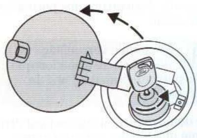 FORD PUMA - ferrou du bouchon du réservoir le carburant - 1