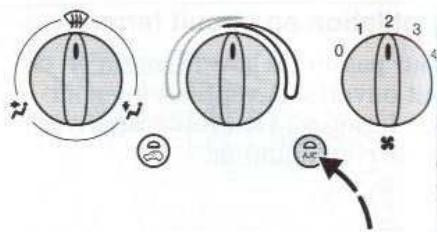 FORD PUMA - Ventilation en circuit fermé avec la climatisation arrêtée - 1