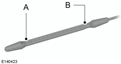 FORD B-MAX 2012 - JAUGE DE NIVEAU D'HUILE MOTEUR - 1.5L DURATORQ-TDCI (55KW/75CH)/1.6L DURATORQ-TDCI (70KW/95CH) (T3) - 1