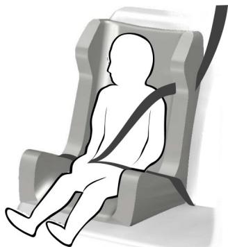 FORD B-MAX 2012 - Siège rehausseur (groupe 2) - 1