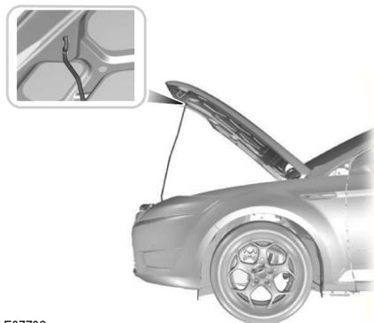 FORD B-MAX 2012 - Ouverture du capot - 3